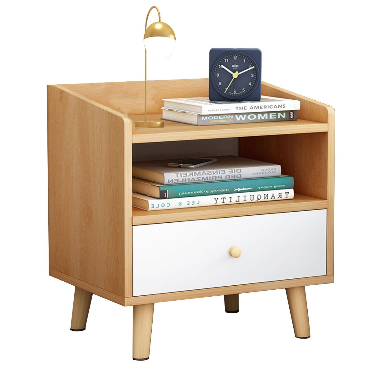 Bedside Table Cabinet Bedroom Locker Economical Mini Small Apartment Bedroom Nightstands