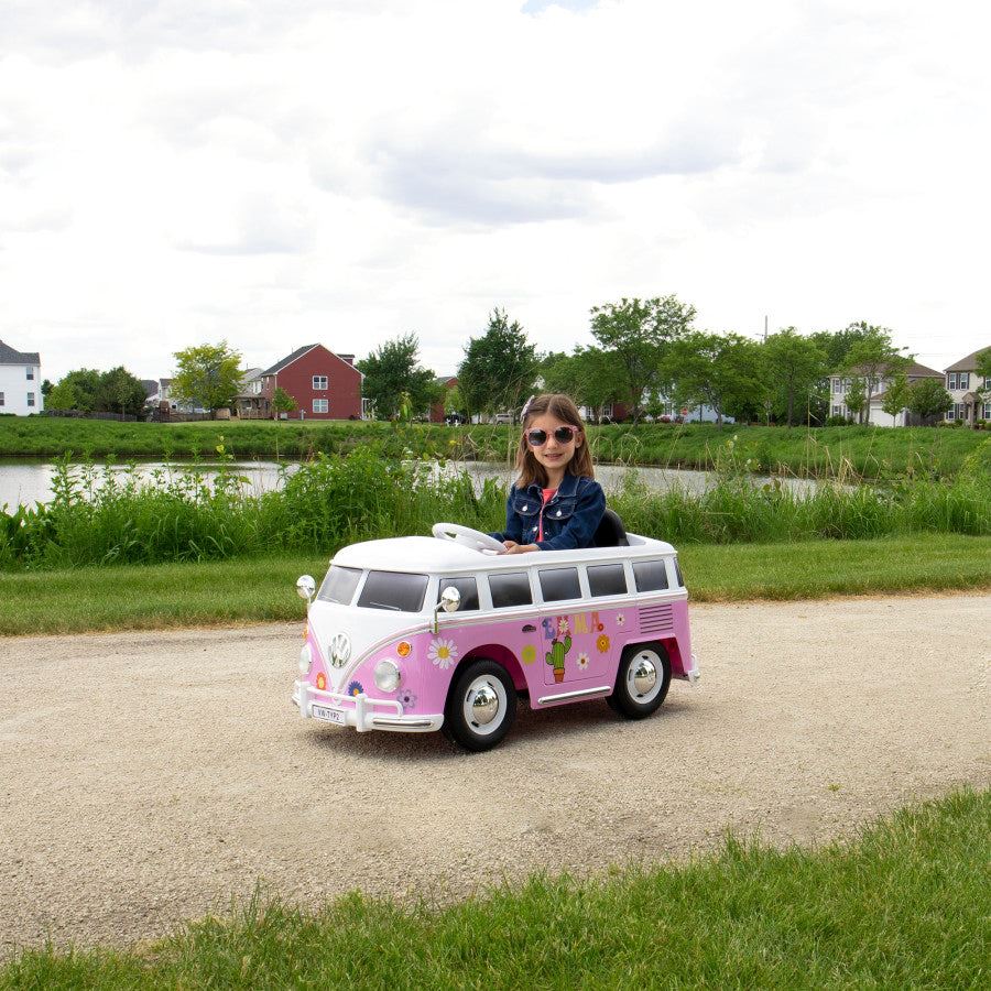 VW Bus 6-Volt Battery Ride-On Vehicle