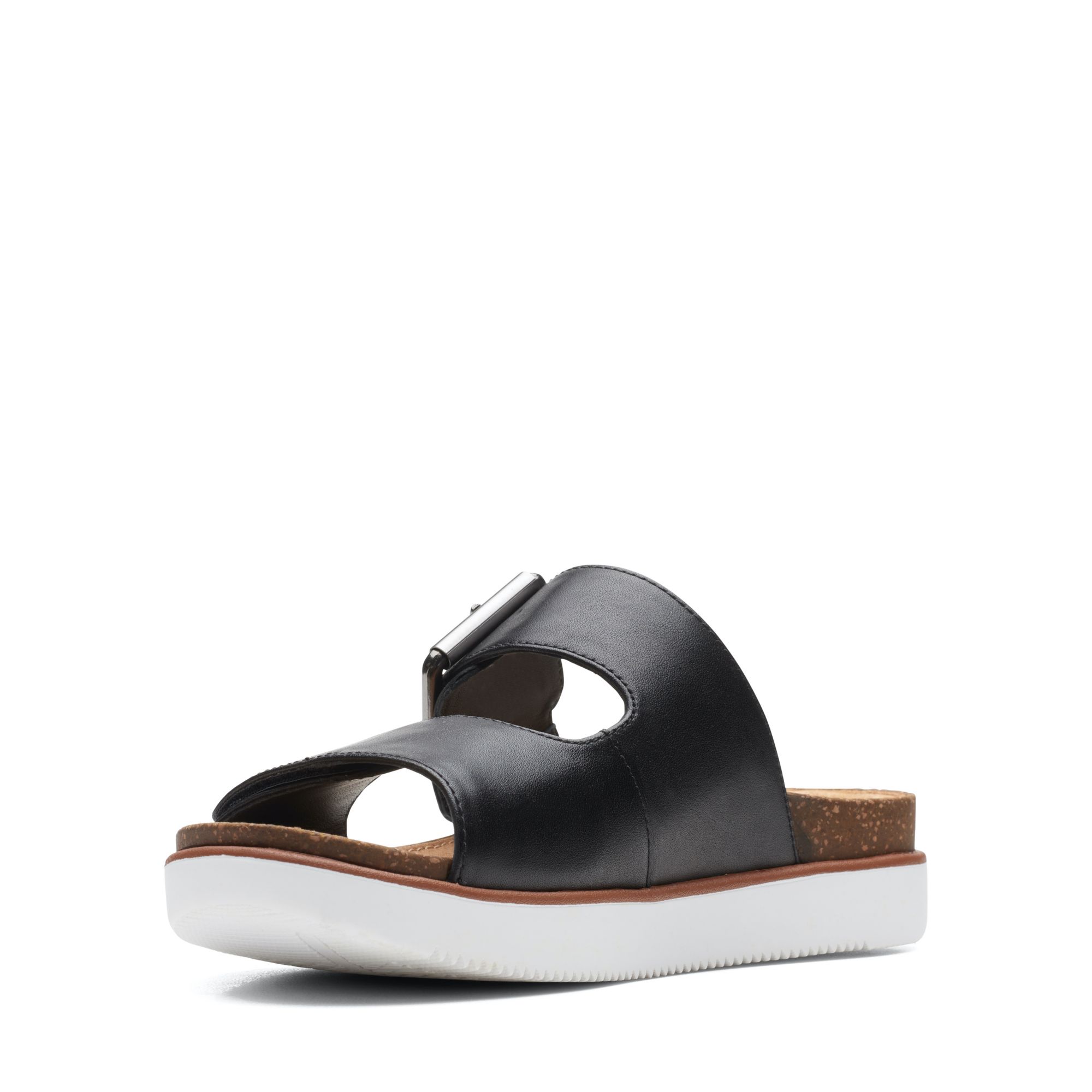 Women Sandals Elayne Ease Black Leather