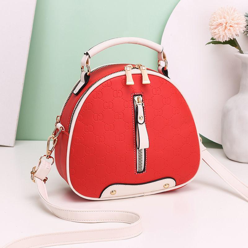 2020ワンショルダーメッセンジャースチューデントバッグフレッシュバイタポータブルスモールラウンドバッグ