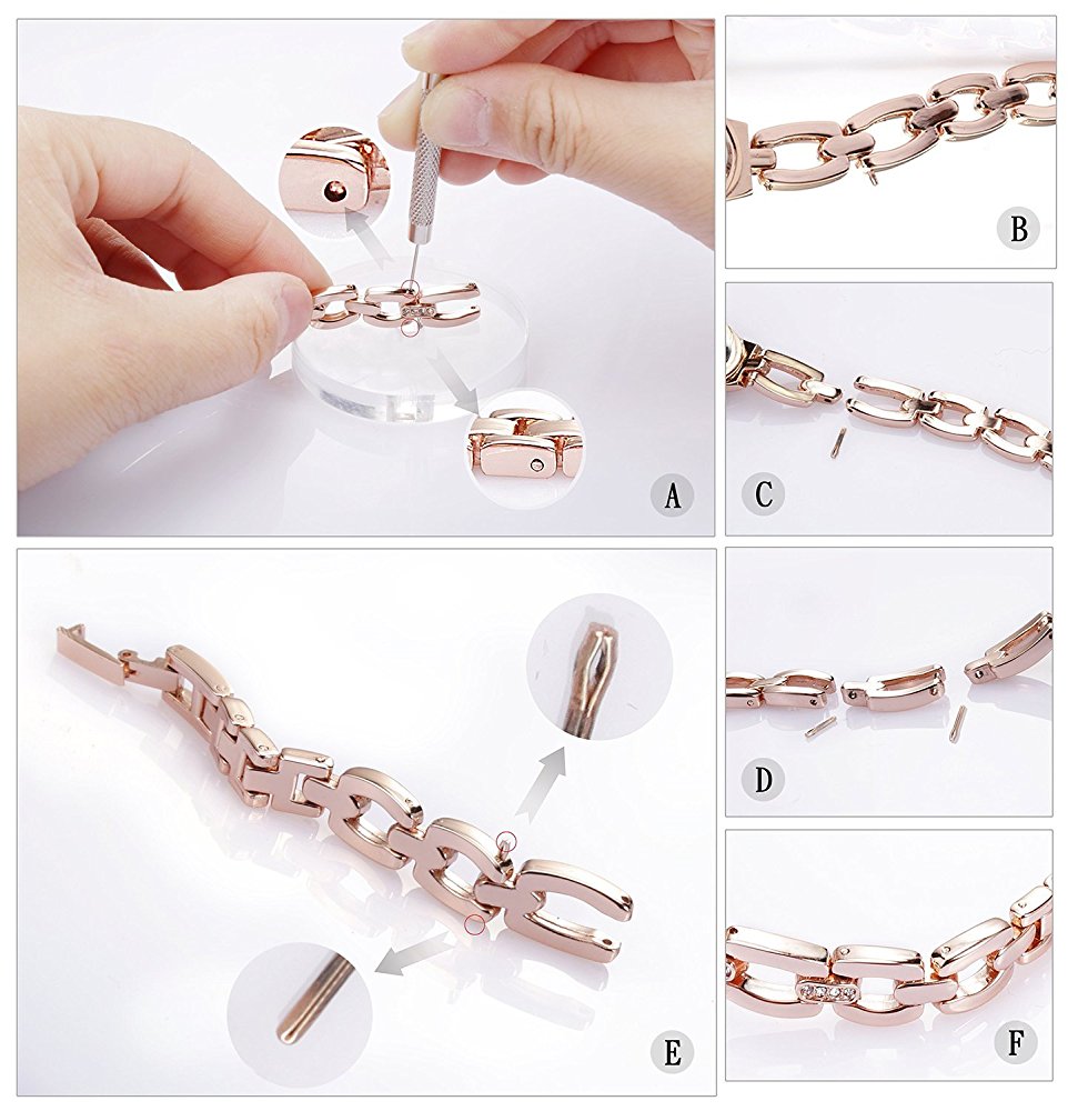 Lava Watches Women's Luxury Rhinestone Watchcase Rose Gold Steel Bracelet Watch