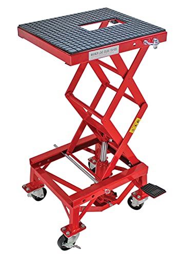 Extreme Max 5001.5083 Hydraulic Motorcycle Lift Table / 300 lb