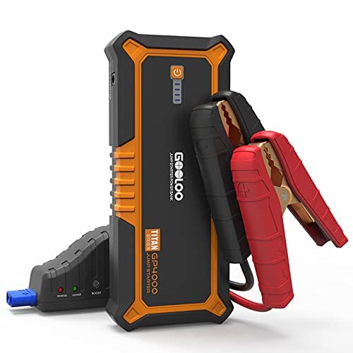 4000A Car Jump Starter (All Gas, up to 10.0L Diesel Engine) 12V Auto Battery Jumper