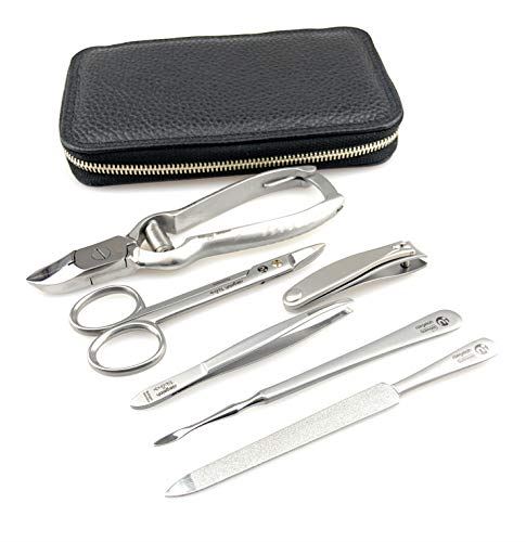 Heavy Duty TopInox Surgical Stainless Steel German Mens Pedicure Set Grooming kit