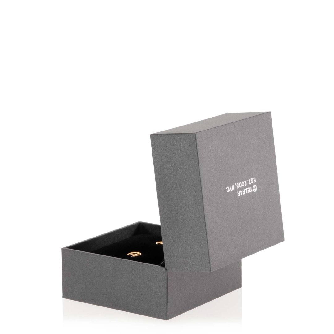 Logo Stud Earring - Gold