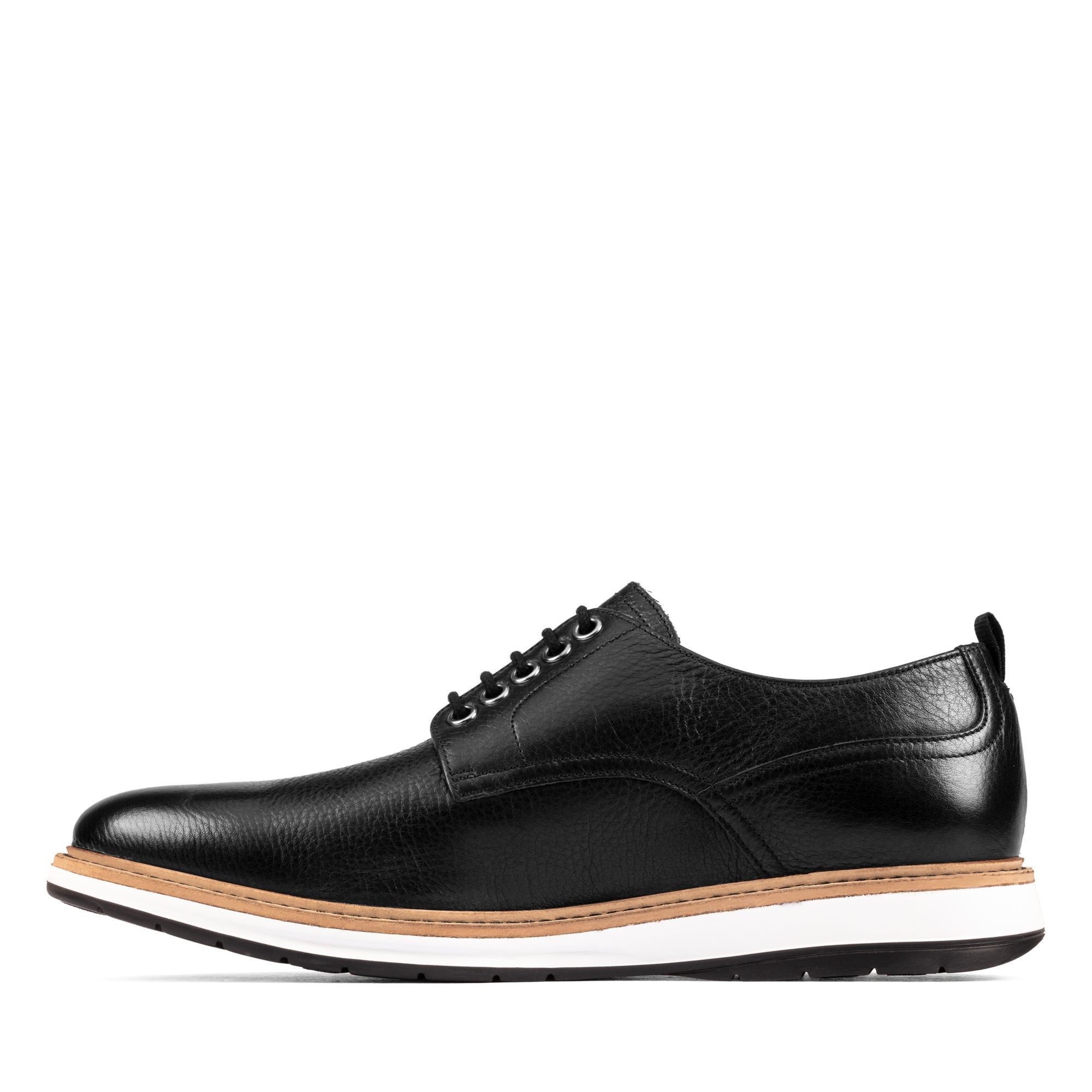 Men  Chantry Walk Black Leather