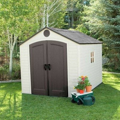 Installed 10 ft. x 8 ft. Outdoor Garden Plastic Shed