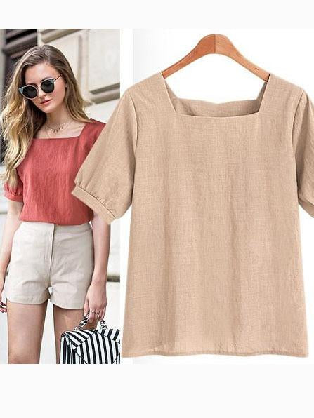 Casual Short Sleeve Shirts & Tops