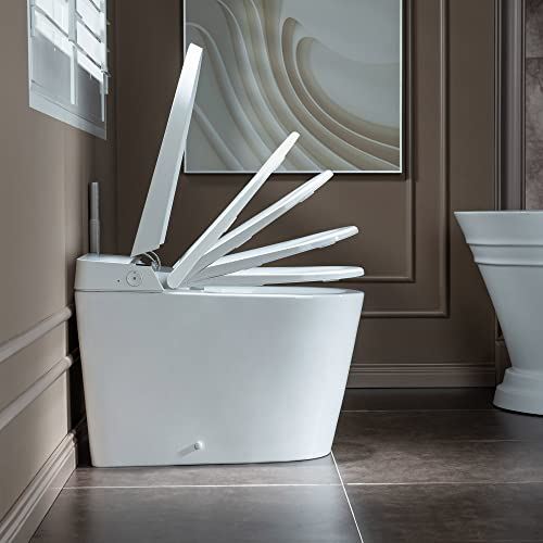 Elongated One Piece Modern Design, Automatic Flushing, Heated Sea