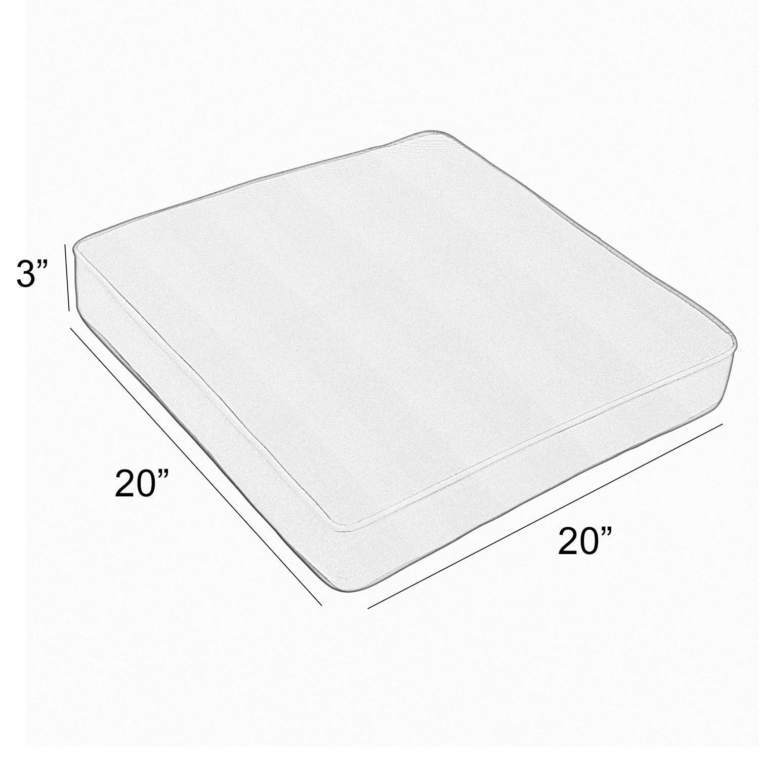 Sunbrella Indoor/ Outdoor 19-inch Chair Cushion - Cabana Classic