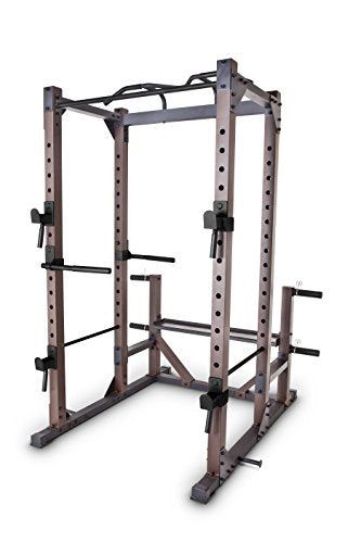 Steelbody Strength Training Monster Cage Squat Rack Home Gym Station- Black