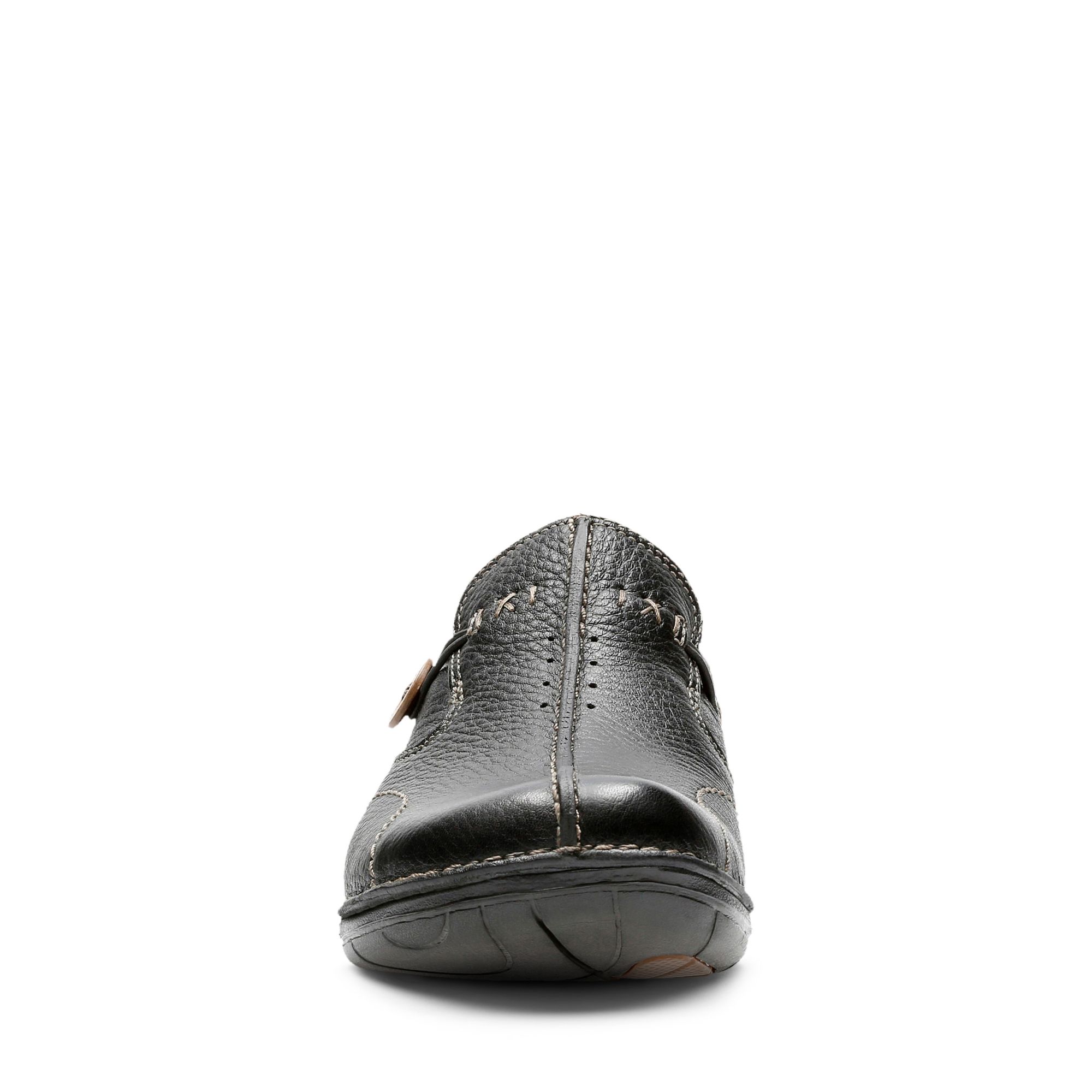 Women  Un Loop Black Leather