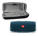 Charge 4 Waterproof Wireless Bluetooth Speaker Bundle with Portable Hard Case