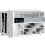 8,000 BTU Window Air Conditioner with Smart Control, Remote Control & 24 hr Timer