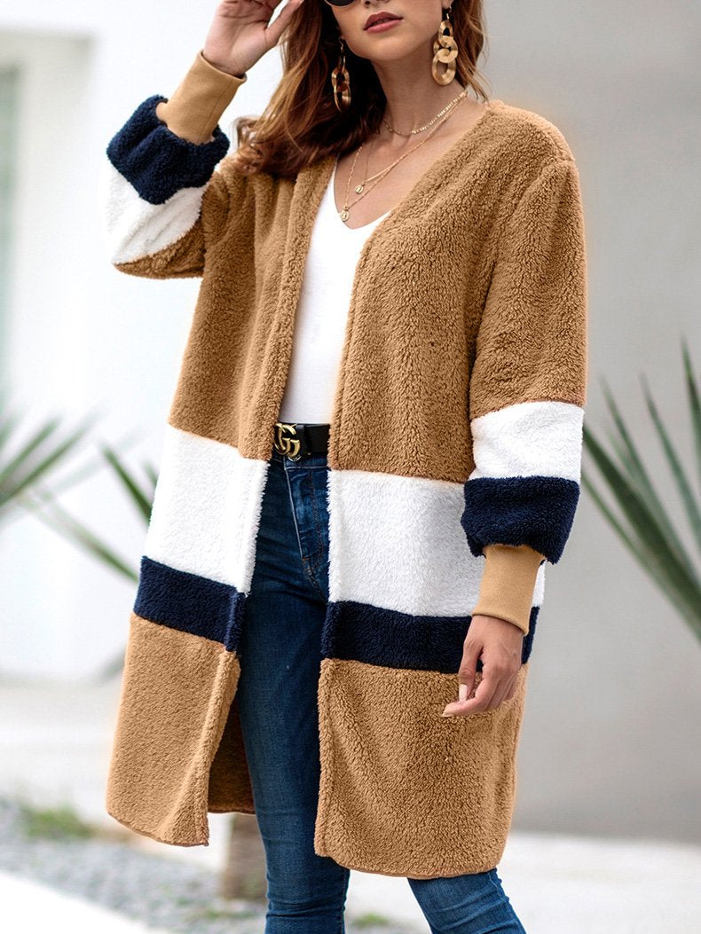 Autumn/Winter Hot Style Fur Baggy Cardigan Coat
