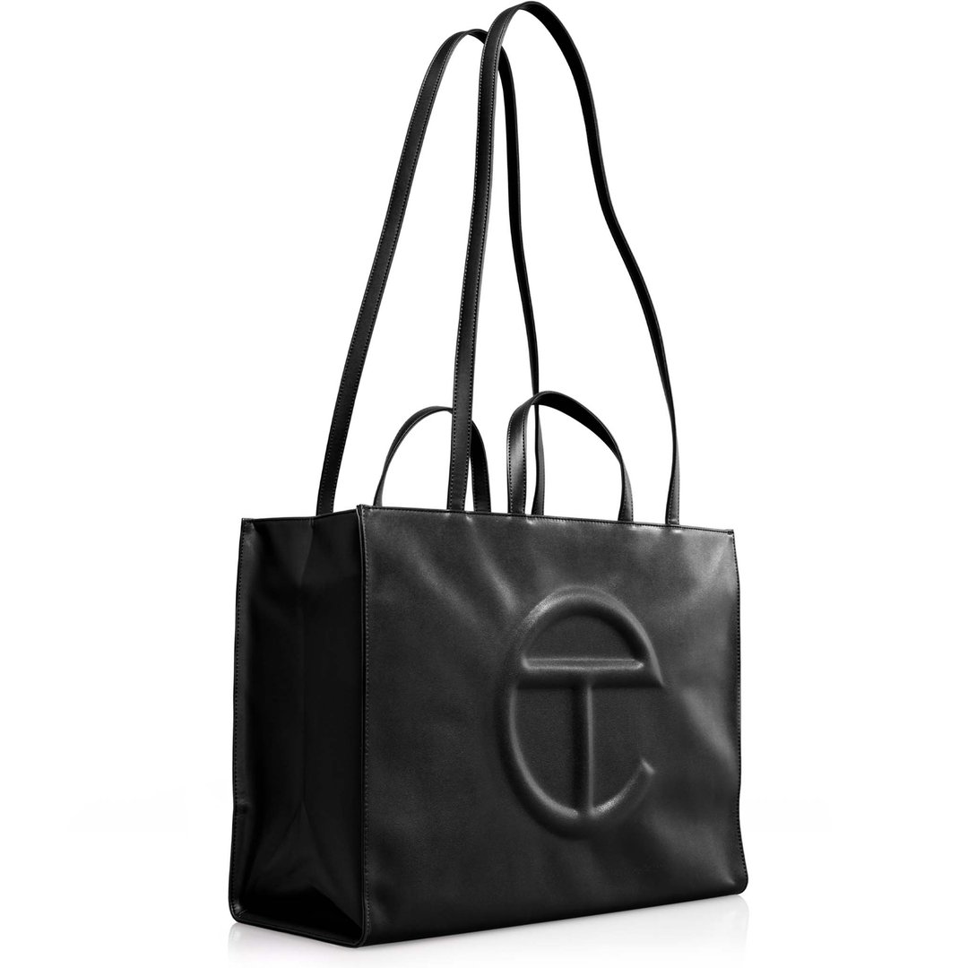 Large Black Shopping Bag