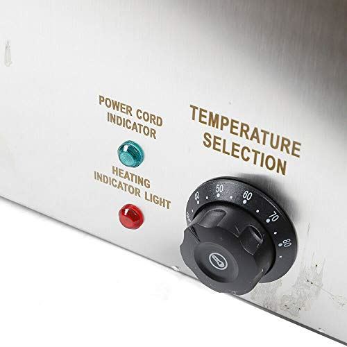 Server Electric Food Warmer 2 Pan Stainless Steel Buffet Warmer