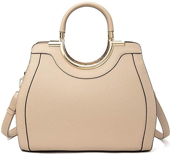 LJOSEIND Women��s Handbags Designer Purses Satchel, 02black