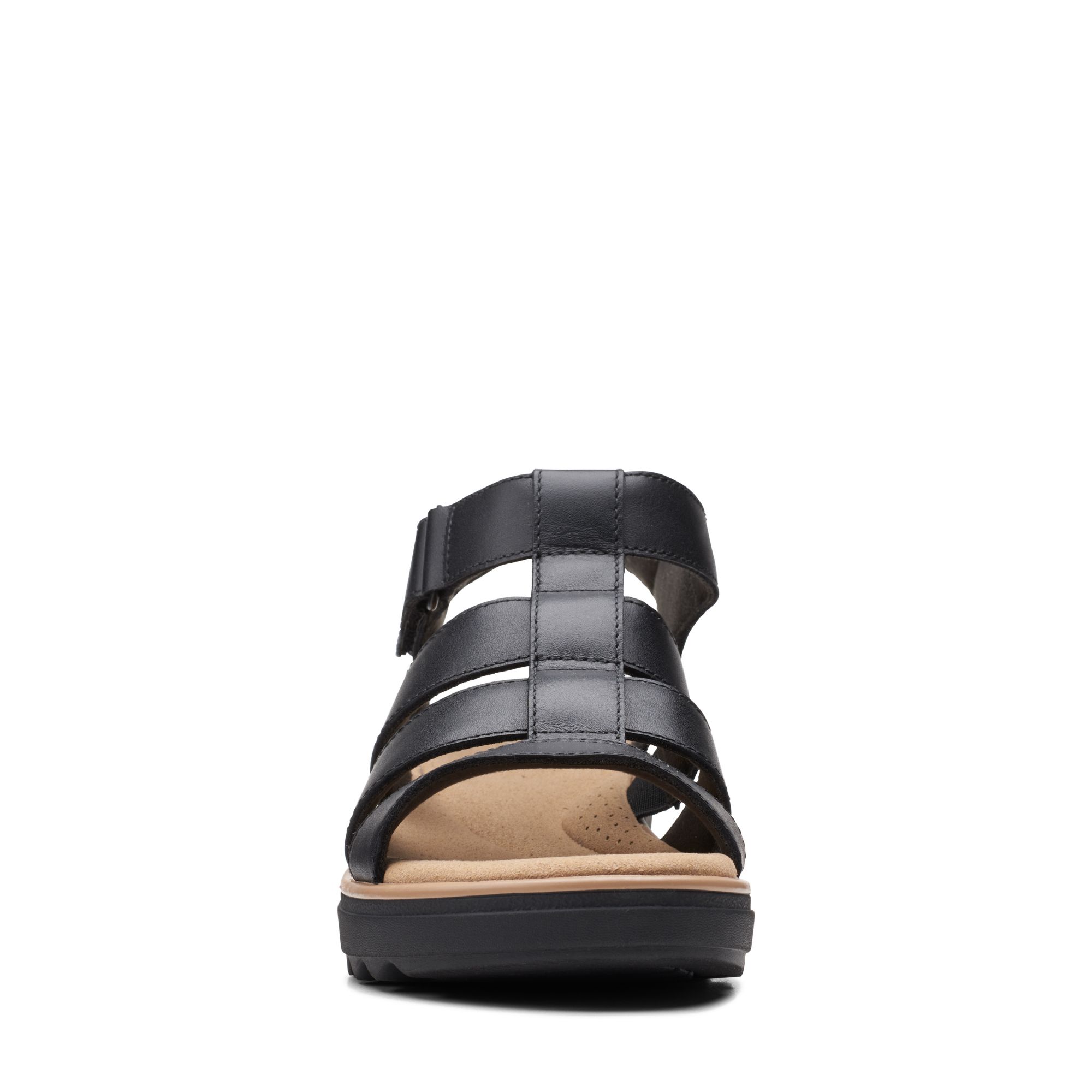 Women Sandals Jillian Quartz Black Leather