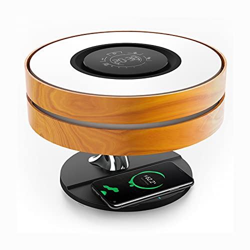 Bedside Lamp with 10W Wireless Charger and TWS Bluetooth Speaker