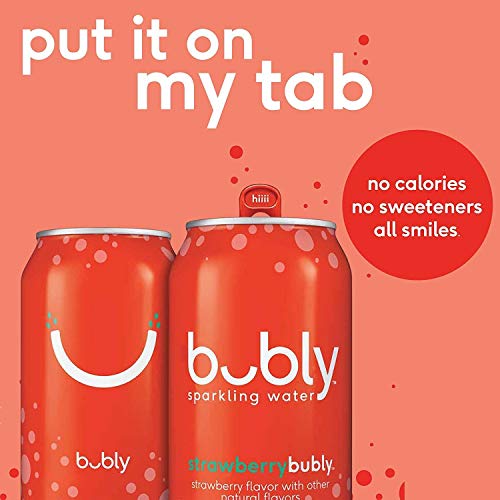 1重点查看 Bubly 气泡水,黑莓味,12 液体盎司(18 包)