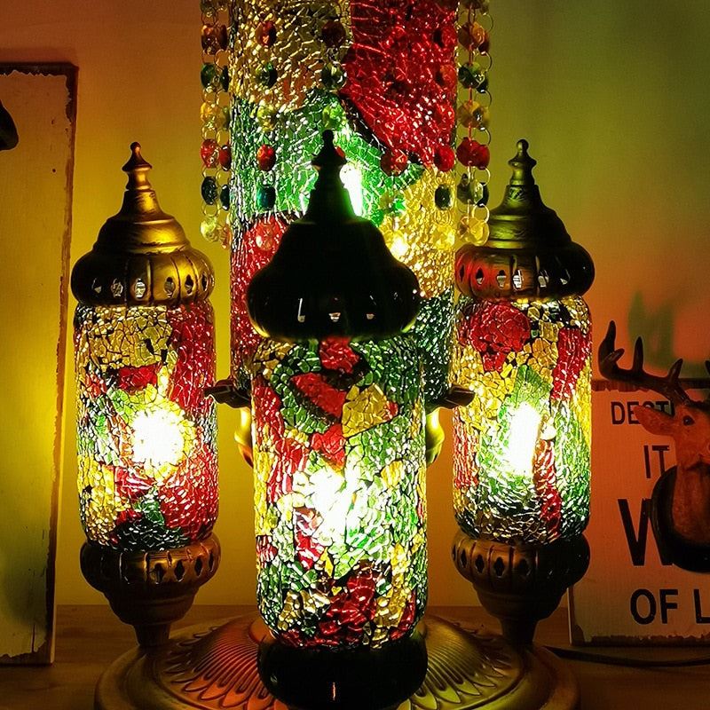 Tiffany Stained Glass Table Lamp Living Room Bedroom Cafe Restaurant Bar Table Lamp