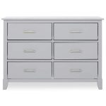 Dream On Me Universal Kids Double Bedroom Dresser w/ Six Drawers