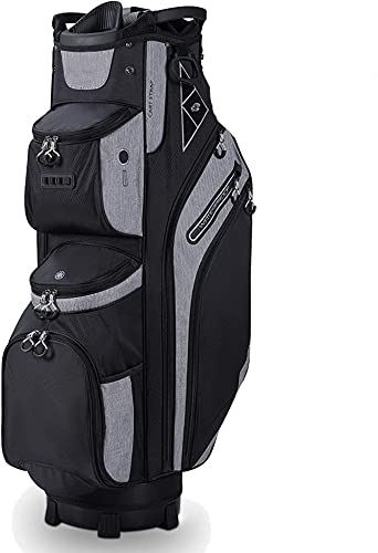 14 Way Golf Cart Bag for Push Bag Classy Design Full Length with Cooler, Rain Hood