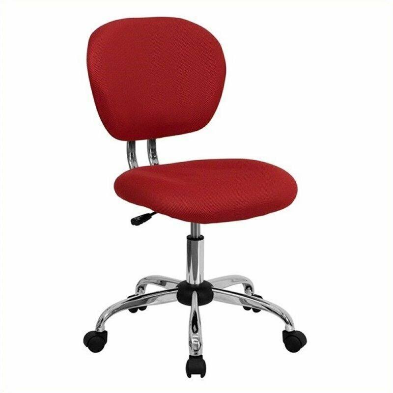 Scranton Co Mid-Back Mesh Task Office Chair in Red - SC-457547