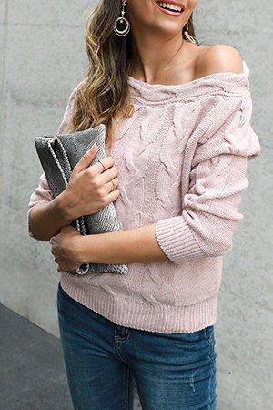 Holiday Off Shoulder Sweater