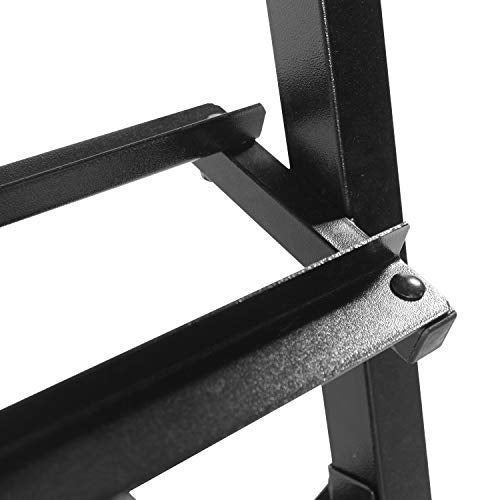 CAP Barbell 3 Tier Dumbbell Rack, Black