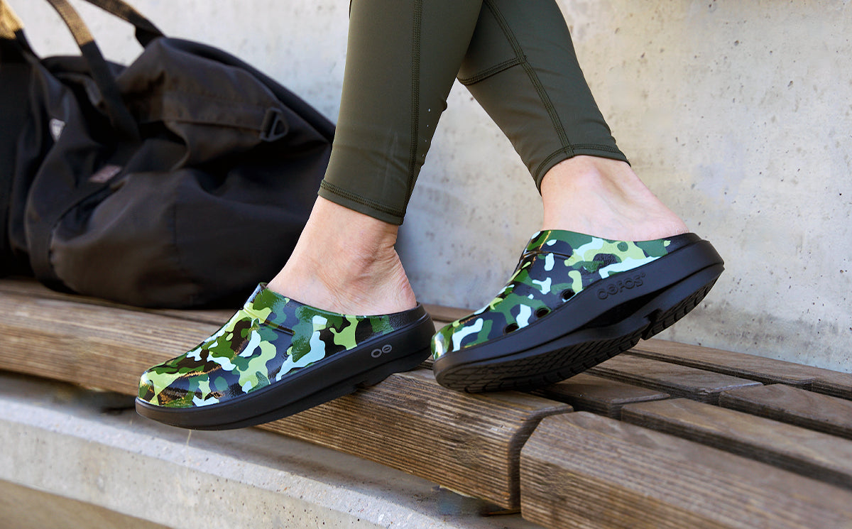 Women's OOcloog Limited Edition Clog - Jungle Camo (SALE)