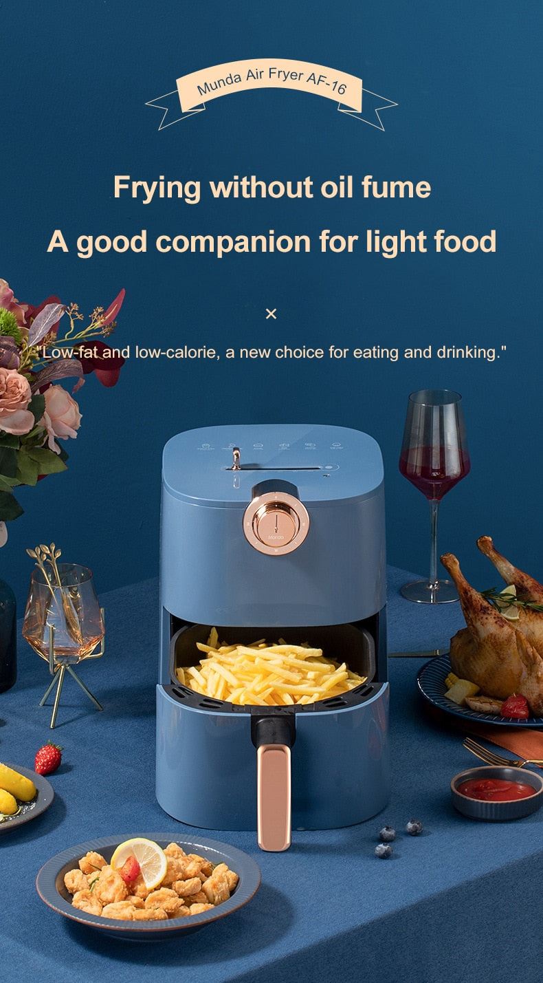 4.5L Electric Air Fryer Without Oil Home Cooking Intelligent temperature control timing