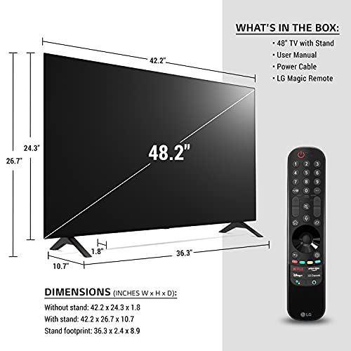 OLED A1 Series 48” 4k Smart TV with Alexa Built-in / 3840 x 2160