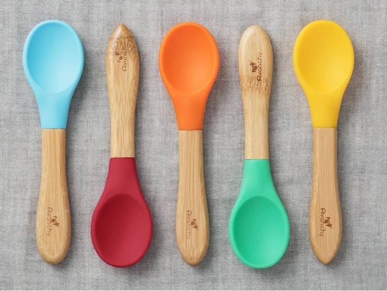 Bamboo Baby Spoons - 5 Pack