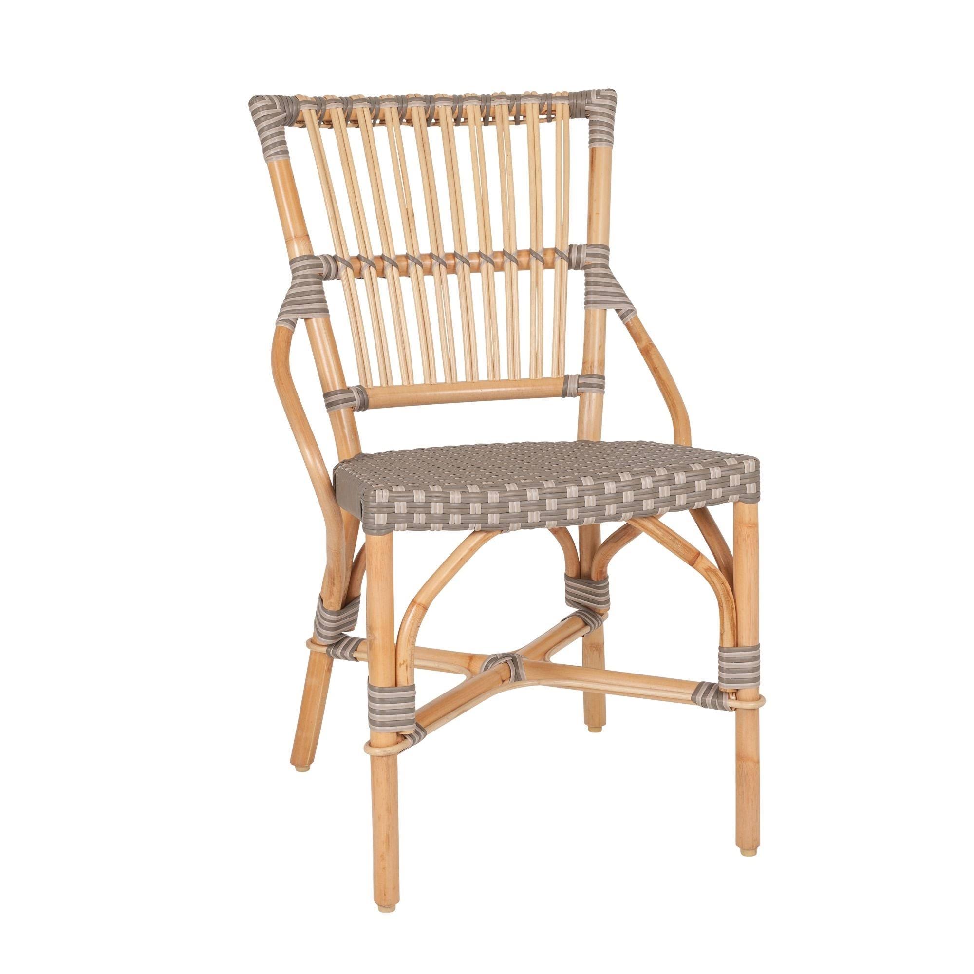 Raina Bistro Chair Gray/Natural - East at Main