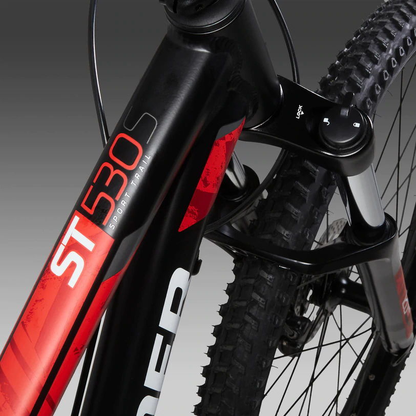 Rockrider ST530S, Full Suspension Mountain Bike, 27.5