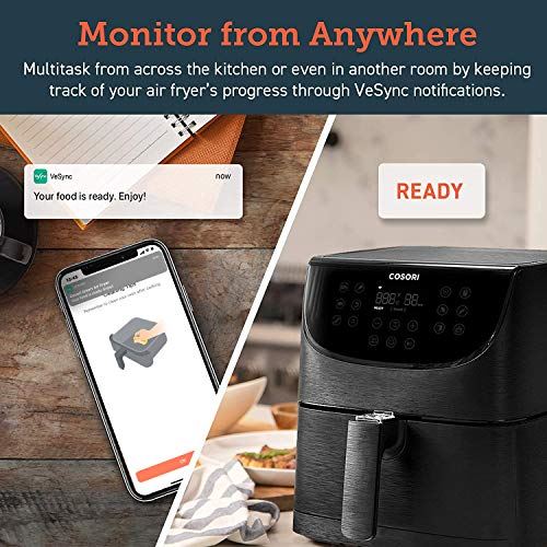 Smart Wi-Fi Air Fryer(100 Recipes), 13 Cooking Functions