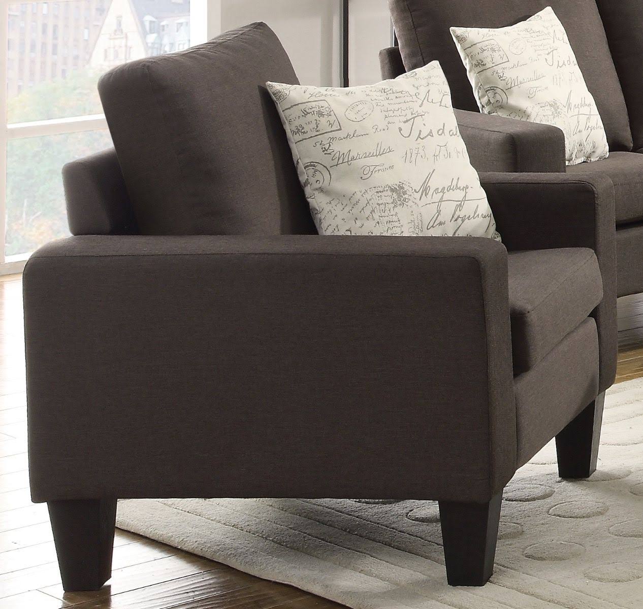 Bachman Transitional Grey Chair