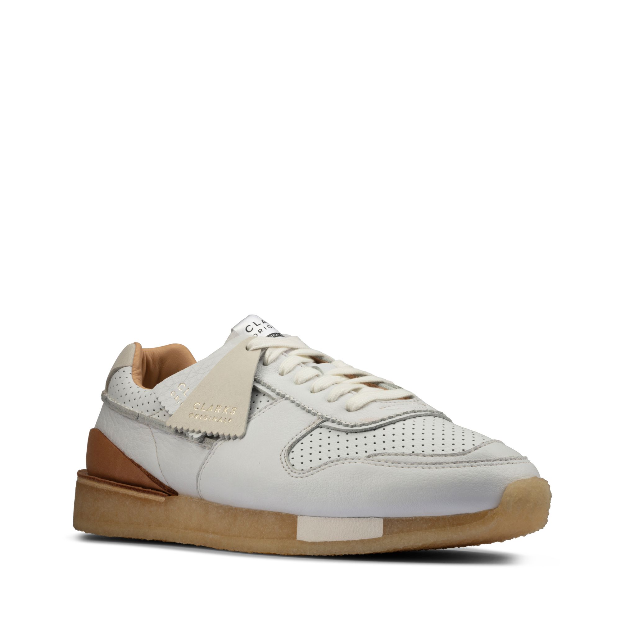 Women Tor Run White Leather