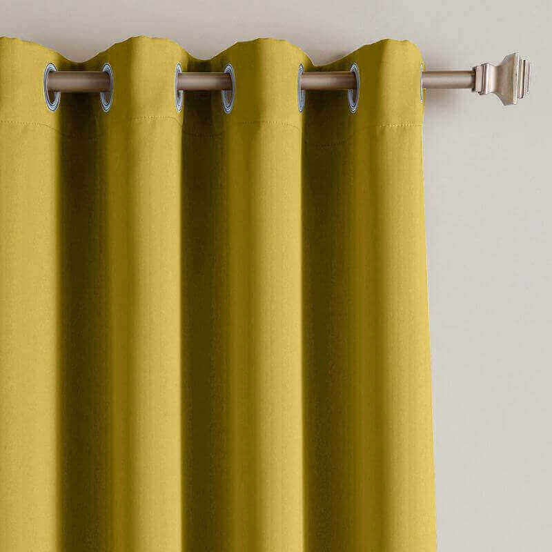 CUSTOM Edoardo Yellow Outdoor Curtain