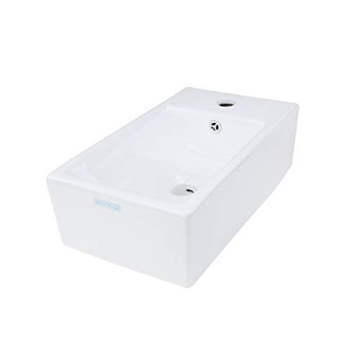 White Combo Faucet Drain With Towel Bar Faucet Drain And Overflow