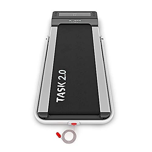 Bluefin Fitness TASK 2.0 2-in-1 Folding Under Desk Treadmill | Home Gym Office Walkpad | 4.97mi/h | Joint Protection Tech | Smartphone App