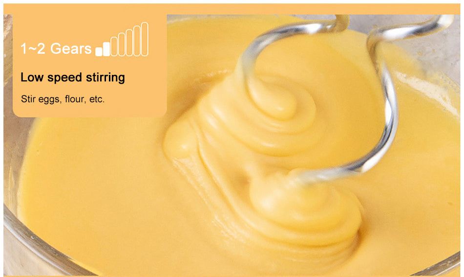 Electric Food Mixer 110-240V Stand Mixer 7-speed Detachable Kitchen Food Blender Cream Egg Whisk