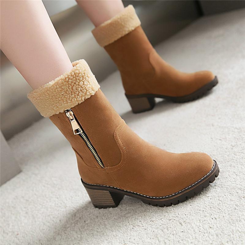 Casual Artificial Nubuck Boots
