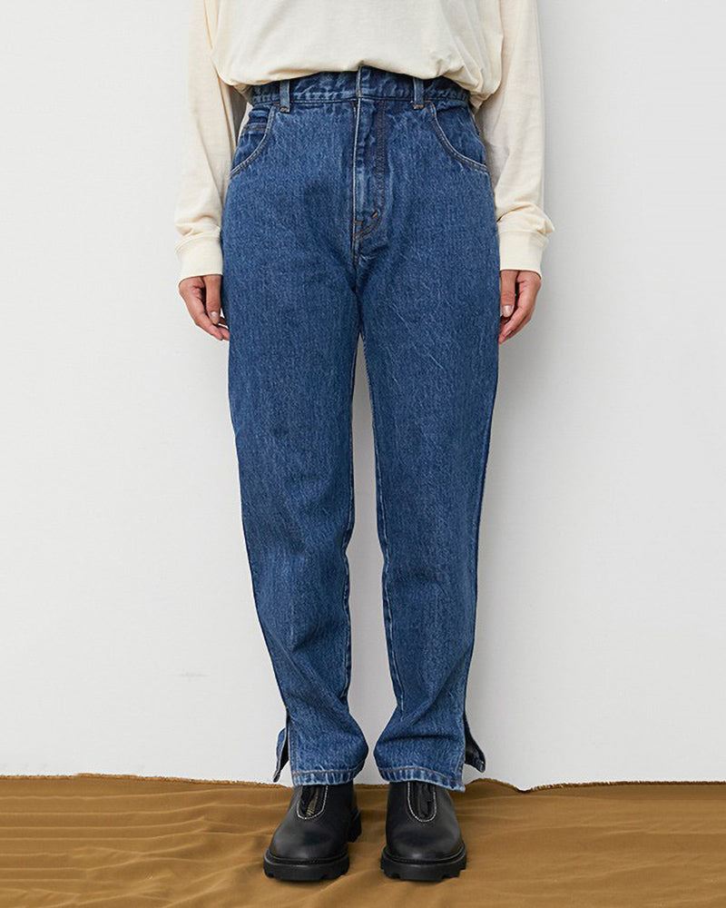 Split Hem Jeans Slim