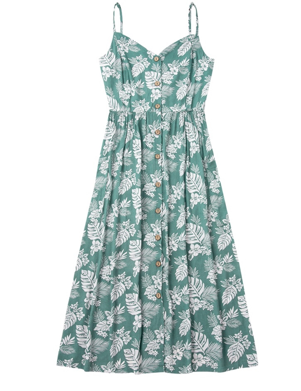 Summer Family Mommy Floral Strap Dress