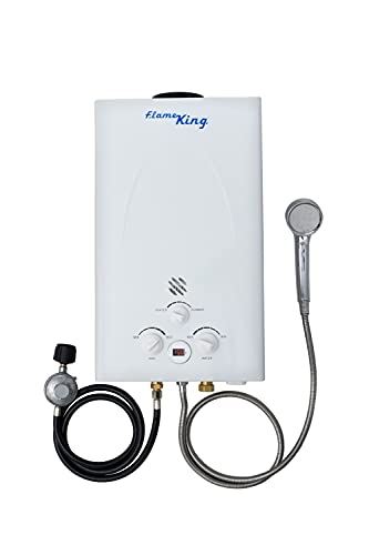 Flame King Tankless Outdoor Portable Propane Gas 10L 2.64GPM Water Heater