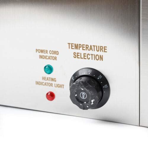 Buffet Server Electric Food Warmer 3 Pan Stainless Steel Buffet Warmer Buffet