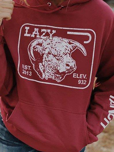 Animal Printed Vintage Cotton-Blend Shirts & Tops